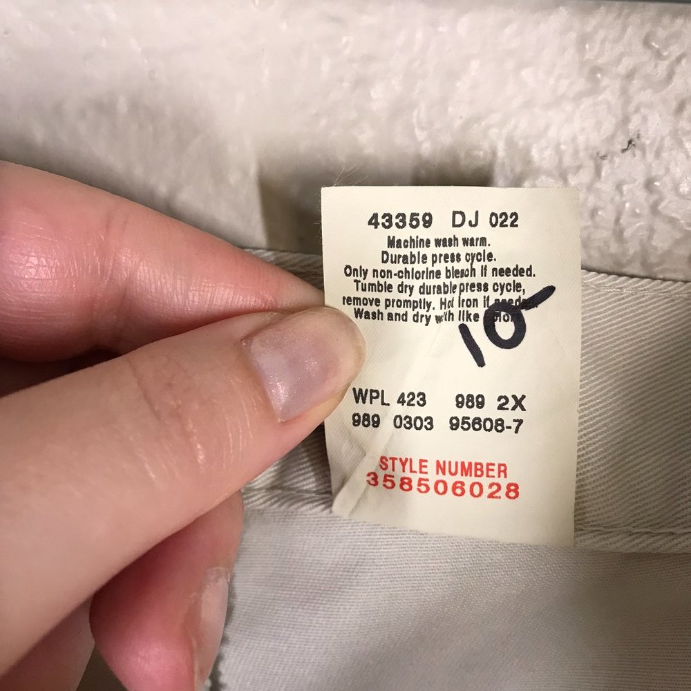 Docker Light Tan Mid-rise Khaki Shorts - Picture 3 of 6